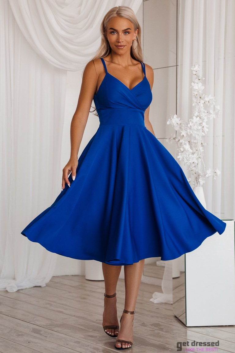 Zilā izlaiduma kleita Daisy