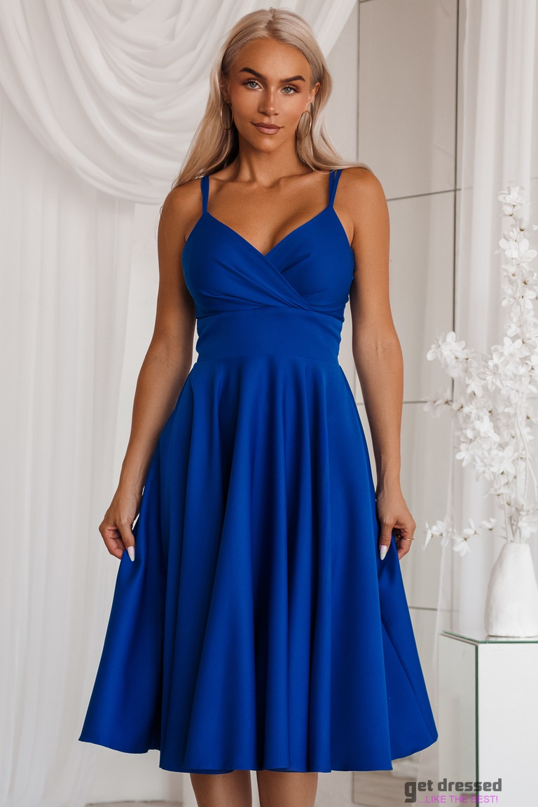 Zilā izlaiduma kleita Daisy