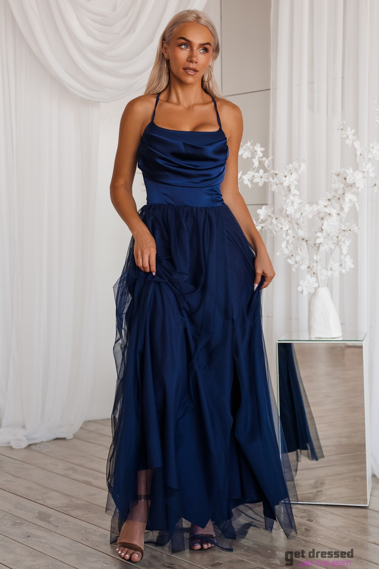 Tumši zilā vakarkleita Merli