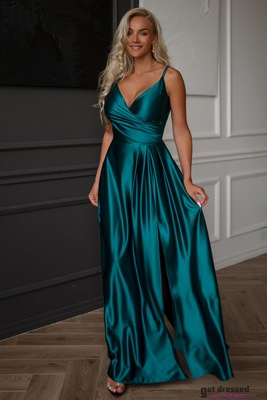 Zaļā maksi kleita Coco