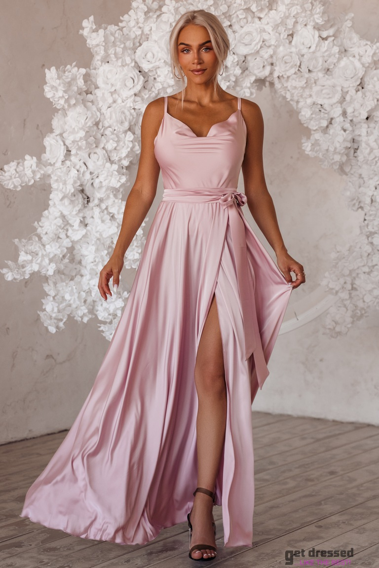 Light pink maxi dress Iliana