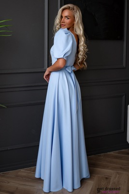 GaiÅ¡i zila garÄ kleita Deborah