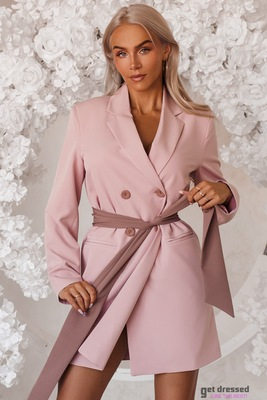 GaiÅ¡i rozÄ bleizerkleita ar brÅ«nganu jostu