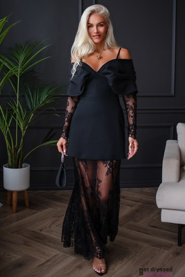 Melna kleita ar sv?rkiem