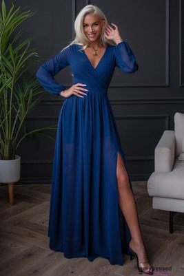 Tumši zila maksikleita Julianne