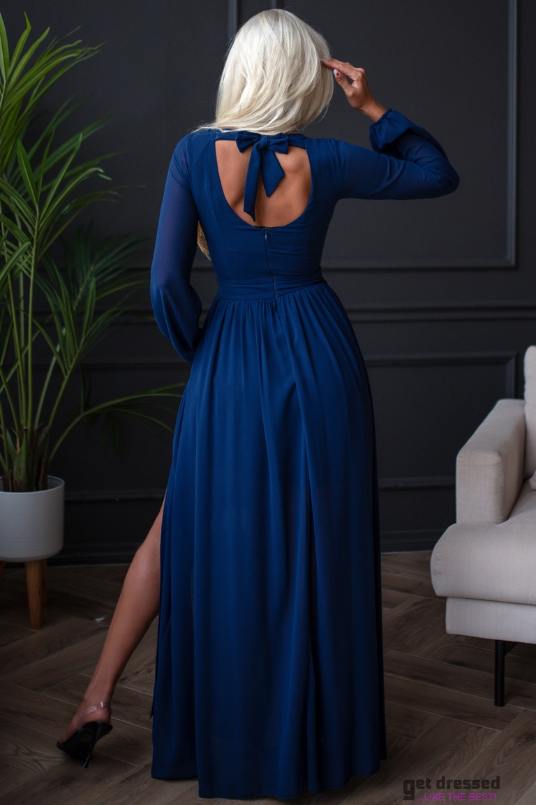 Tumši zila maksikleita Julianne