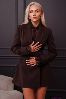 Šokolādes brūna bleizerkleita Minny