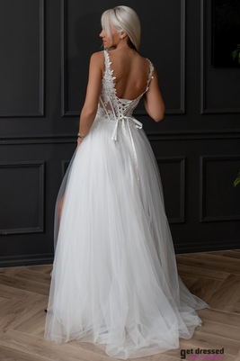 Kāzu kleita Carly – balta