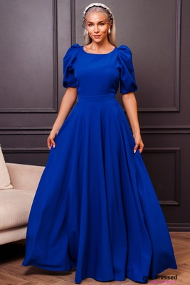 Maxi kleita Deborah - elektriski zilā krāsā