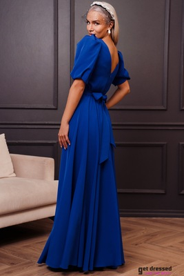 Maxi kleita Deborah - elektriski zilā krāsā