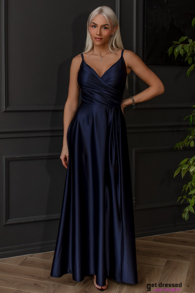 Maxi kleita Coco – tumši zila