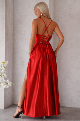 Izlaiduma kleita Maria – Sarkana