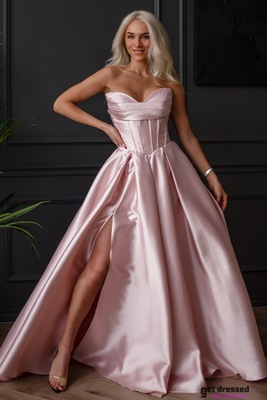 Svētku kleita Merrit II – gaiši rozā