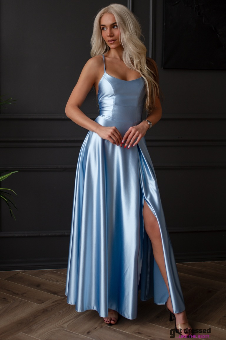 Izlaiduma kleita Maria – gaiši zila