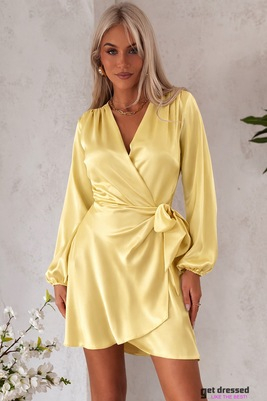 Mini kleita Izzy – Dzeltena