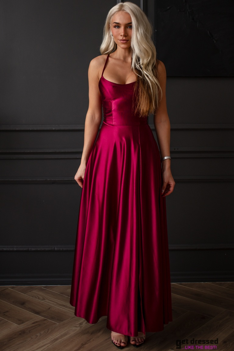 Izlaiduma kleita Maria – Tumši sarkana