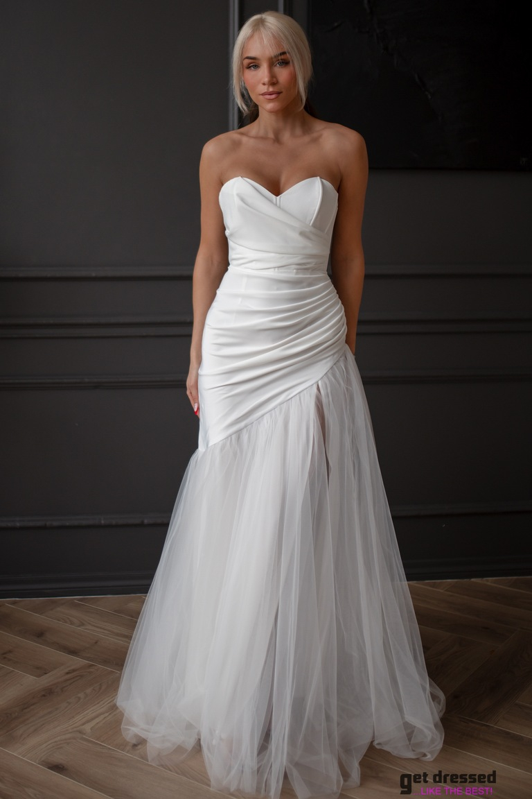 kāzu Kleita Lende – Balta