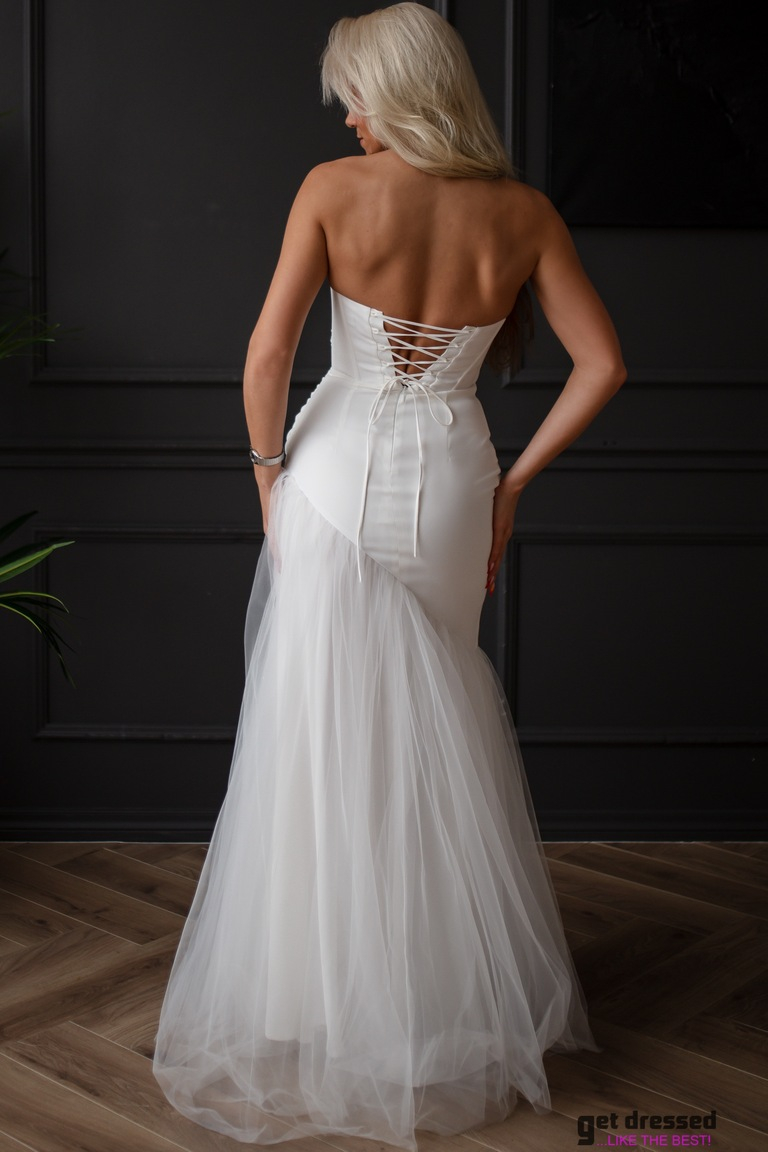 kāzu Kleita Lende – Balta