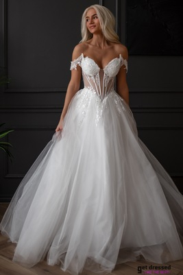 Kāzu kleita Looris – Balta