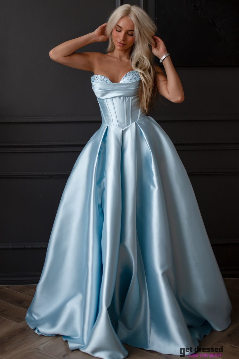 Svētku kleita Merrit II – Gaiši Zila