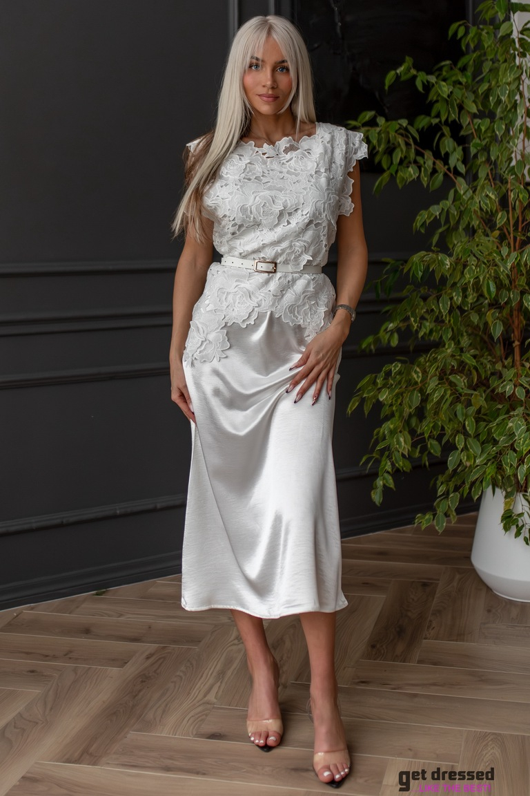 Svētku kleita Renata – Balta