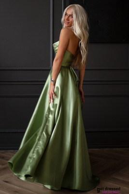 Svētku kleita Merrit – Olīvzaļa