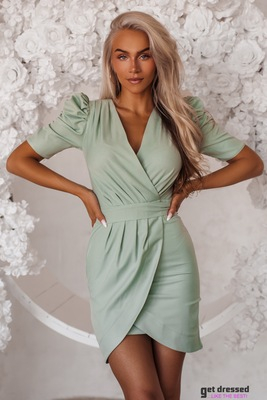 Mini Kleita Kaisa – Olīvzaļa