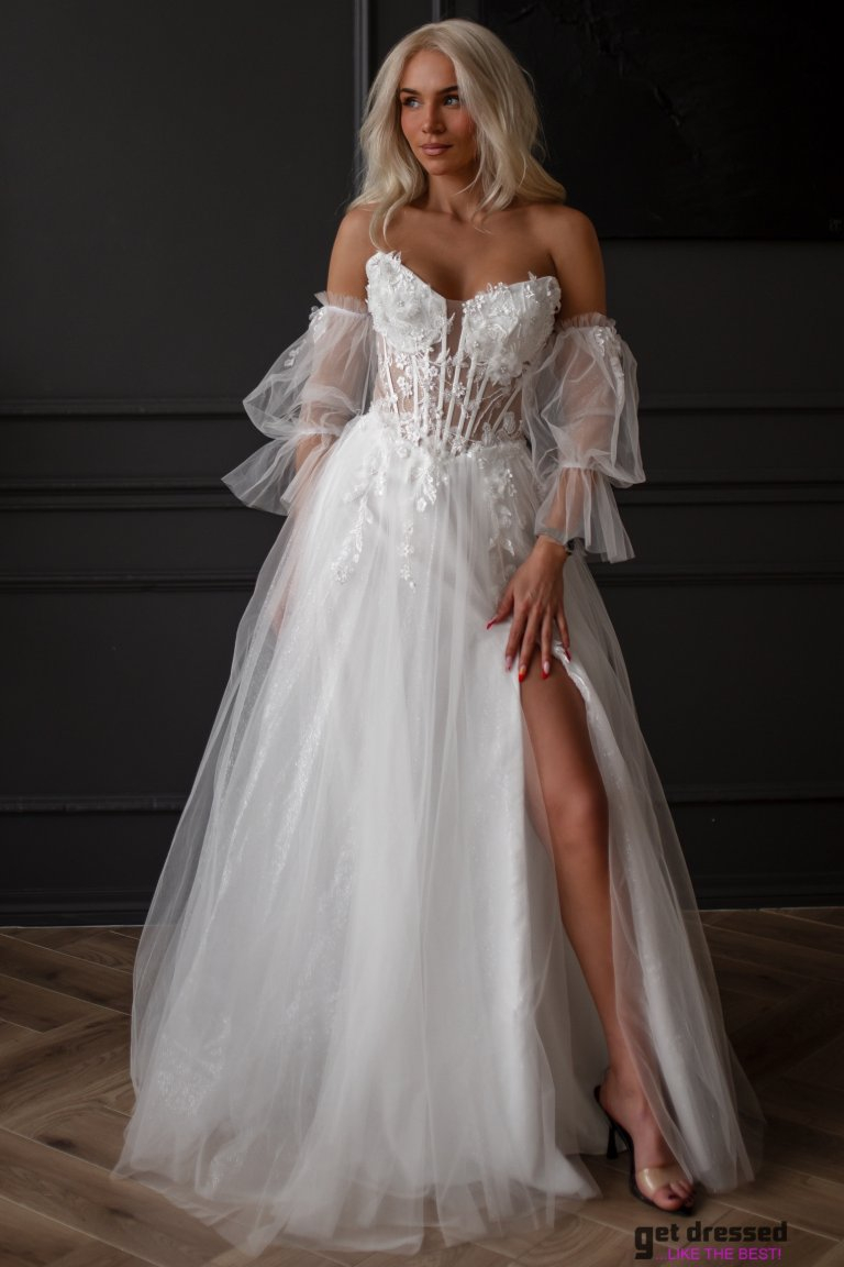 Kāzu Kleita Marcia – Balta