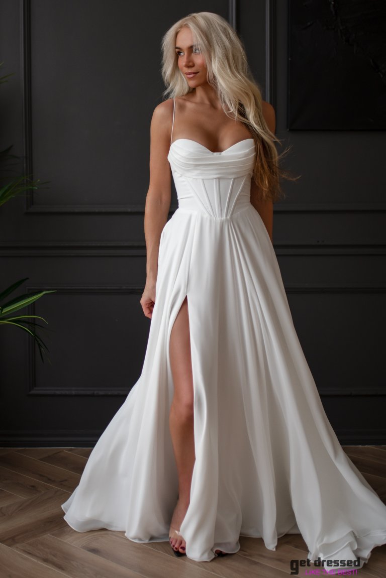 Kāzu Kleita Rachel – Balta