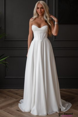 Kāzu Kleita Rachel – Balta