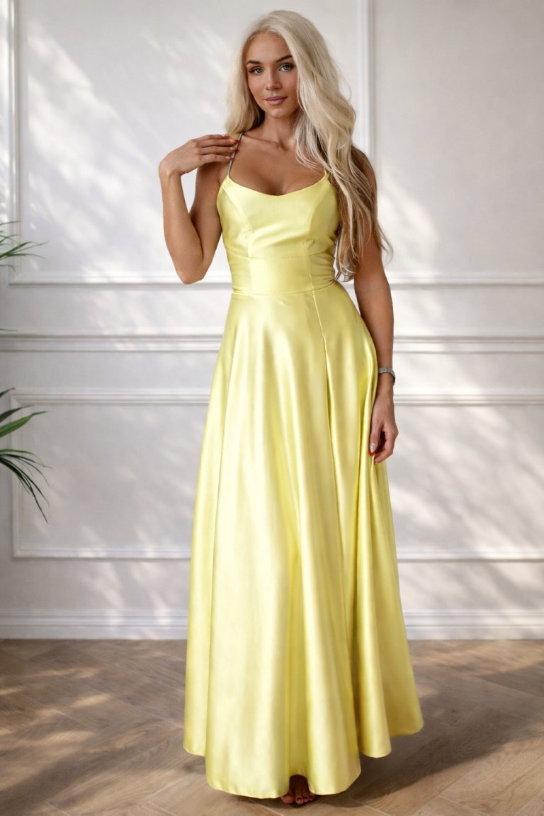 Izlaiduma Kleita Maria – Dzeltena