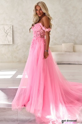 Maxi Kleita Kristella – Konfekšu Rozā