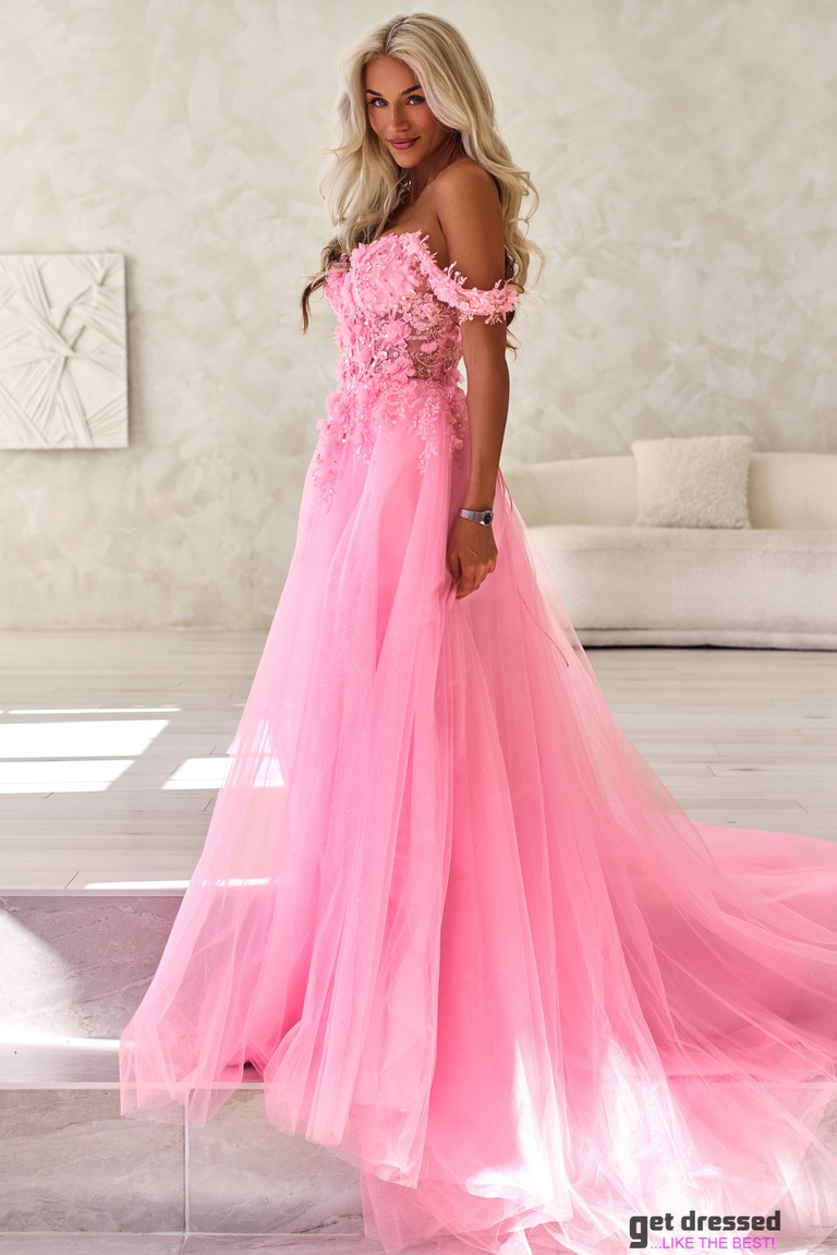 Maxi Kleita Kristella – Konfekšu Rozā