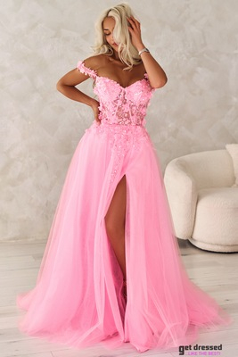 Maxi Kleita Kristella – Konfekšu Rozā