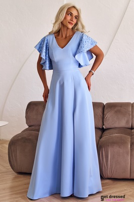 Maxi Kleita Zara – Gaiši Zila