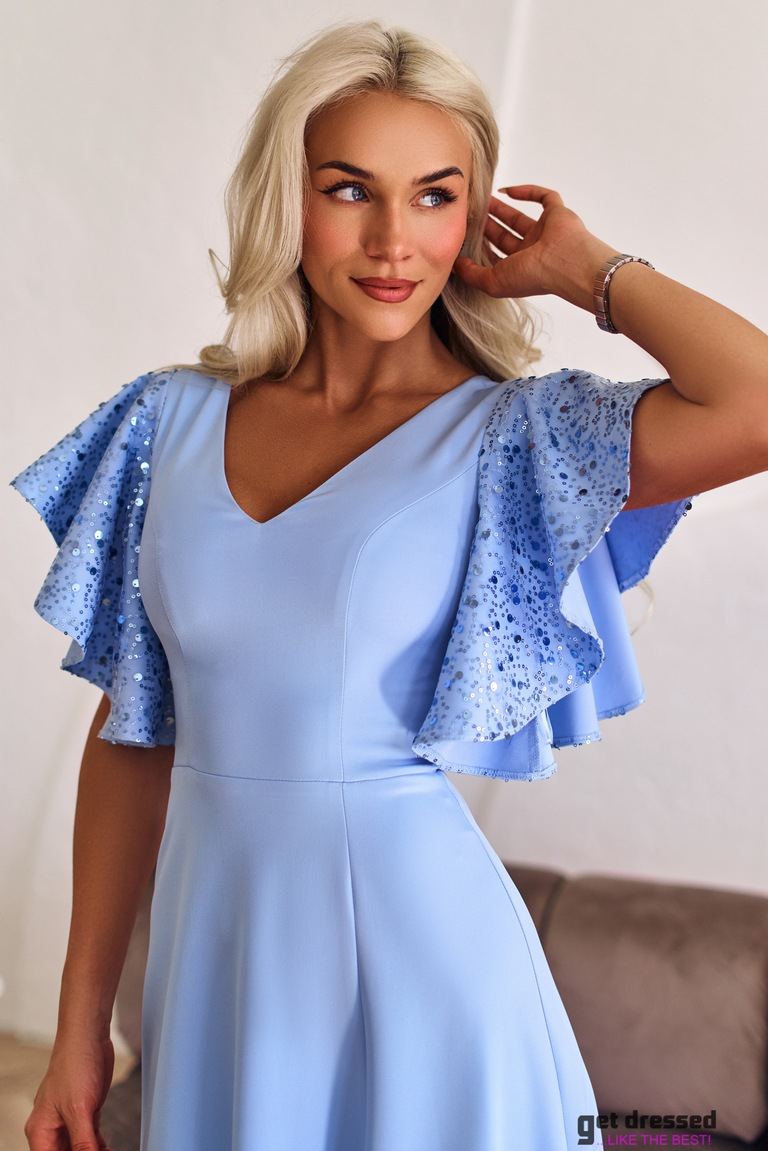 Maxi Kleita Zara – Gaiši Zila
