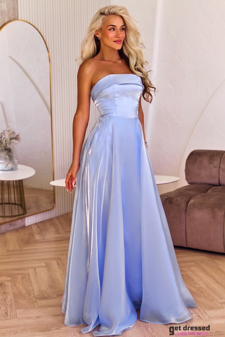 Maxi kleita Helena – Gaiši Zila