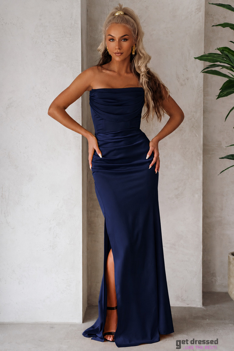 Maxi Kleita Naomi – Tumši Zila