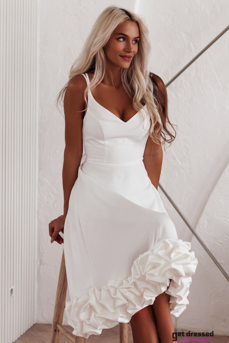 Svētku Kleita Debby – Balta
