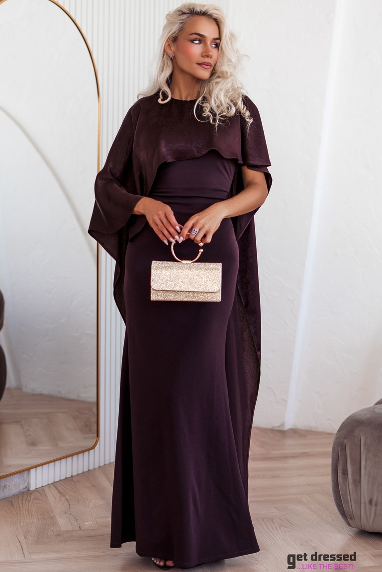 Svētku Kleita Marve – Brūna