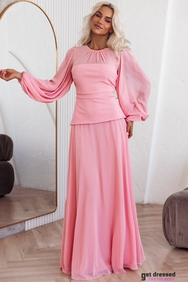 Maxi Kleita Maibrit – Pelēcīgi Rozā