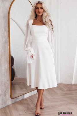 Midi Kleita Roosi – Balta
