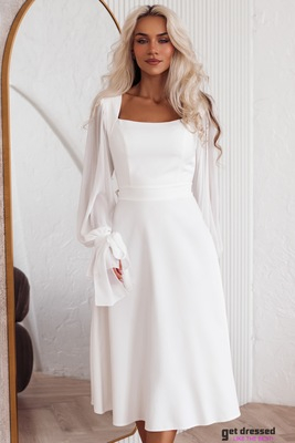 Midi Kleita Roosi – Balta