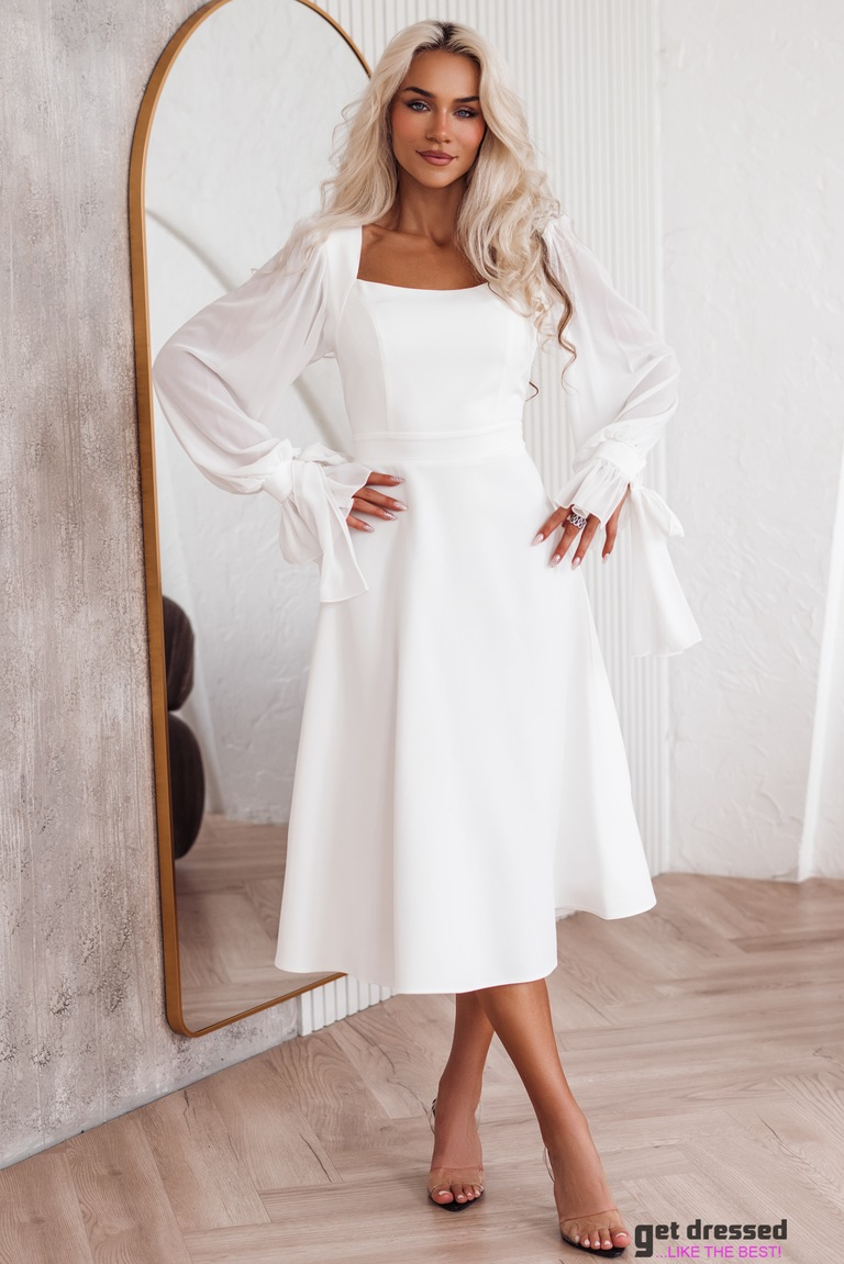 Midi Kleita Roosi – Balta
