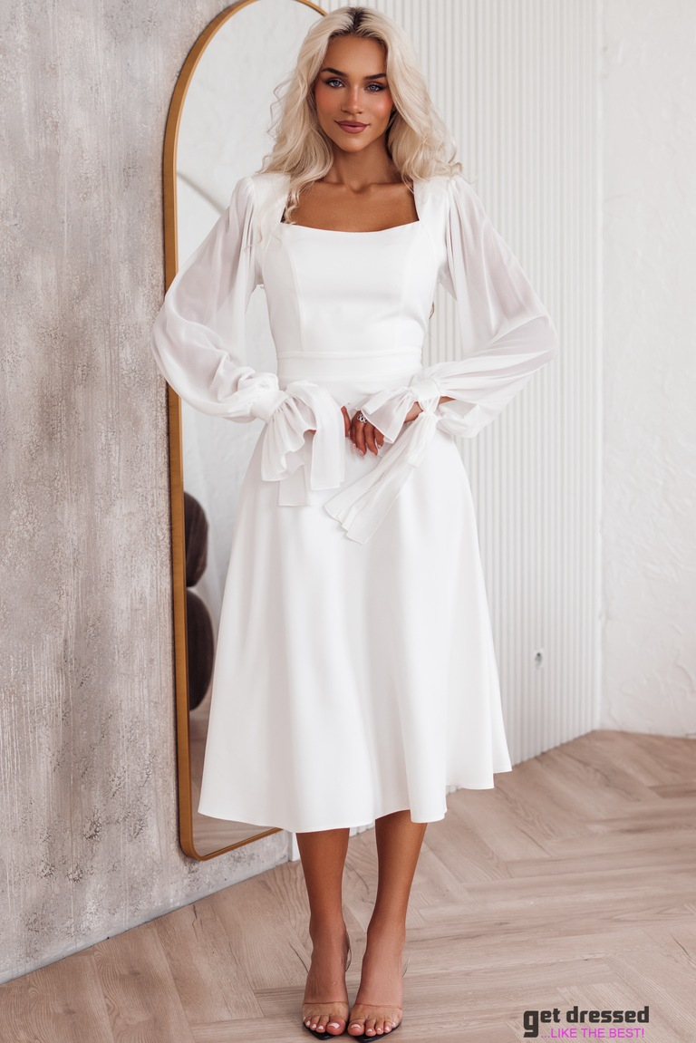 Midi Kleita Roosi – Balta