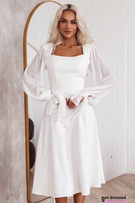 Midi Kleita Roosi – Balta