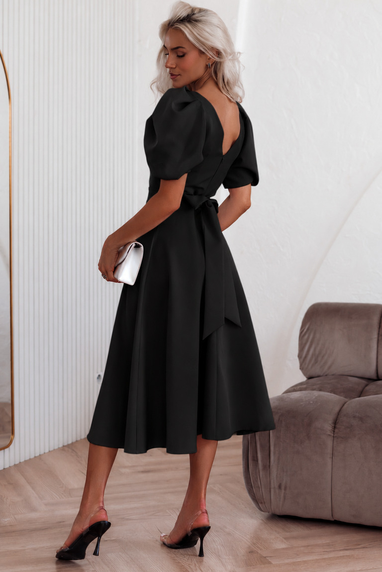 Midi Kleita Deborah – Melna