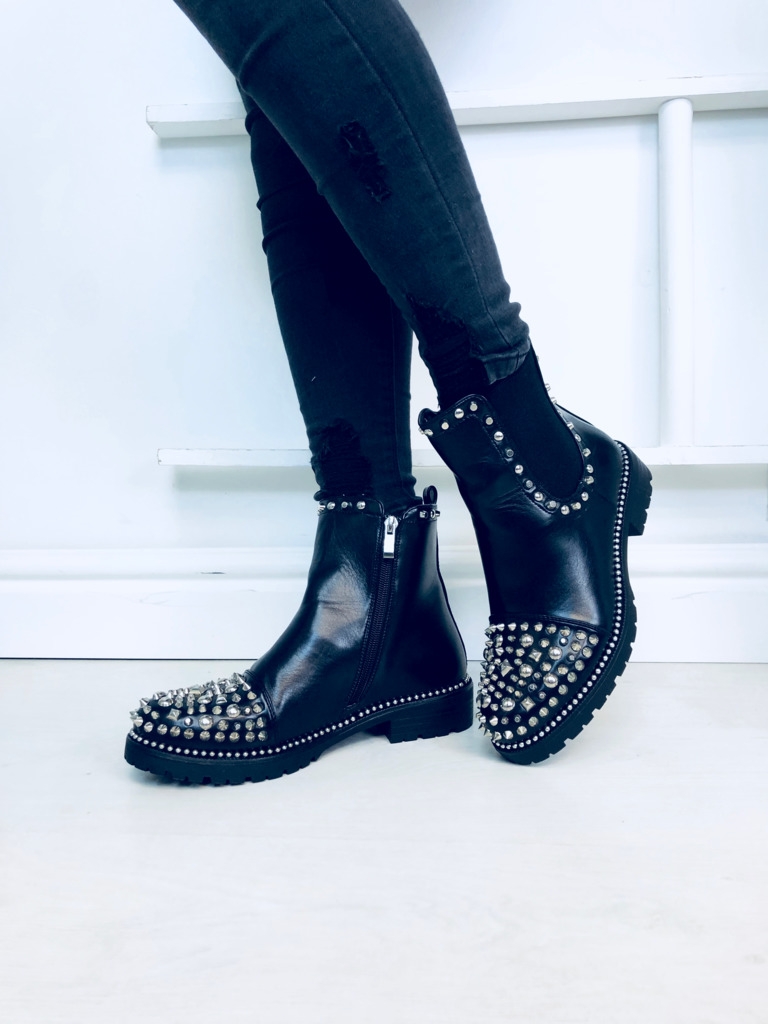 BLACK ANKLE BOOTS
